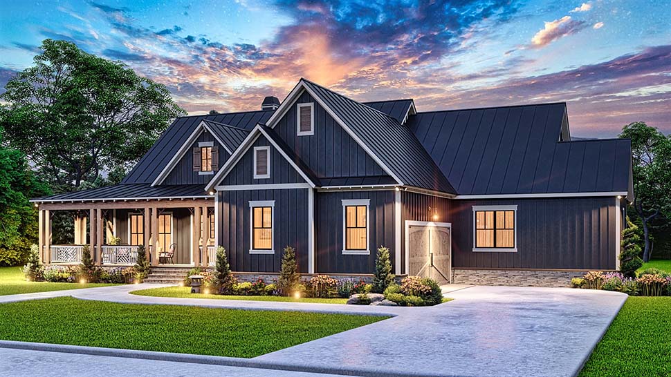 Craftsman, Ranch Plan with 2761 Sq. Ft., 3 Bedrooms, 3 Bathrooms, 2 Car Garage Picture 9