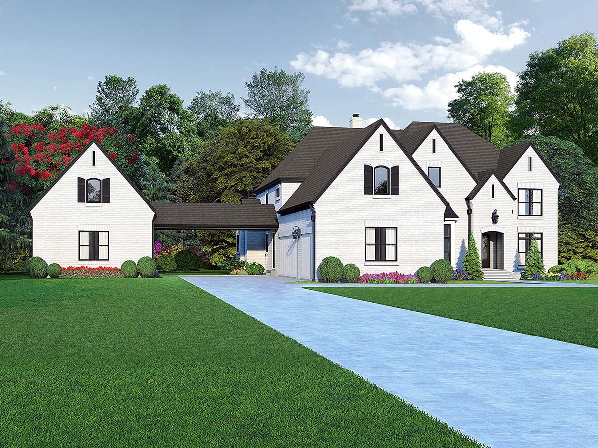 House Plan 81754 - Traditional Style with 4962 Sq Ft, 5 Bed, 4 Ba 