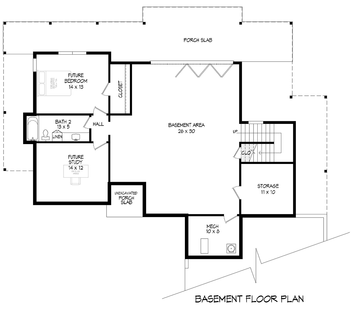 House Plan 81784 Modern Style with 2506 Sq Ft, 3 Bed, 3 Bath
