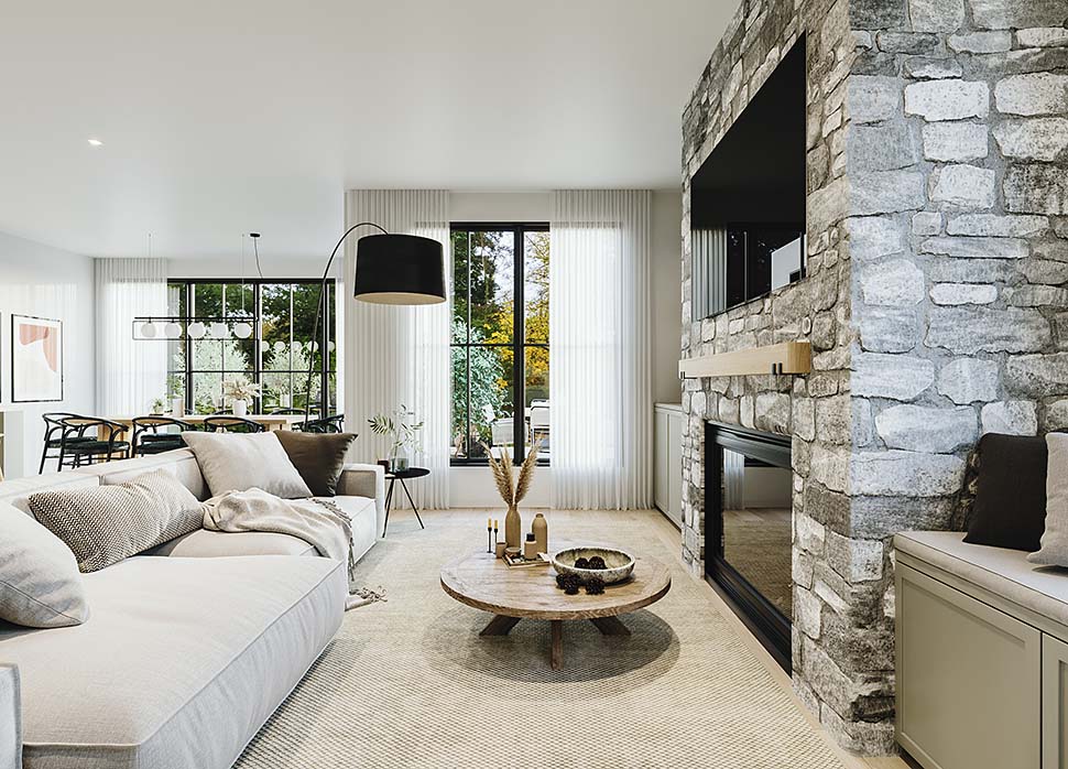 Plan with 2150 Sq. Ft., 3 Bedrooms, 2 Bathrooms, 1 Car Garage Picture 11