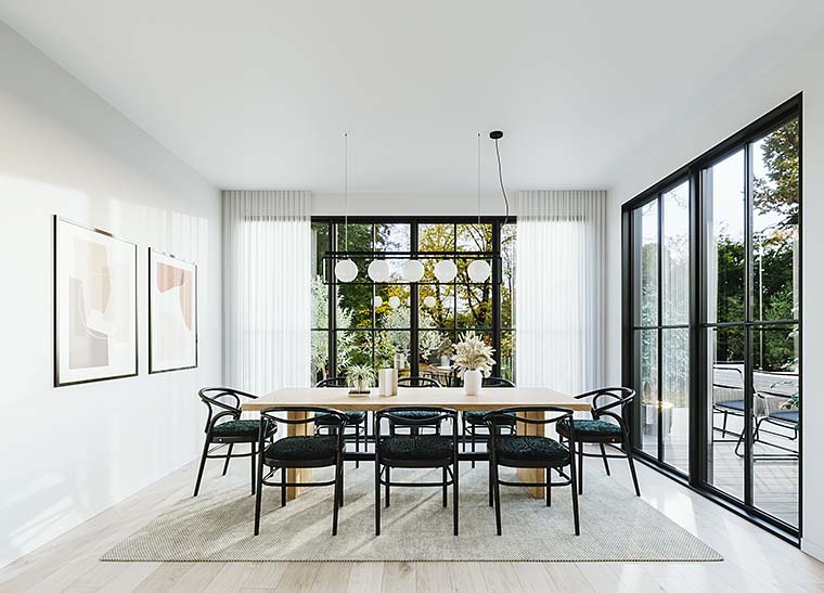 Plan with 2150 Sq. Ft., 3 Bedrooms, 2 Bathrooms, 1 Car Garage Picture 6