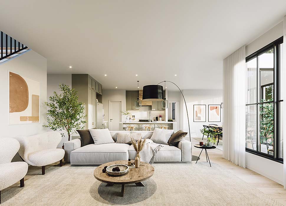 Plan with 2150 Sq. Ft., 3 Bedrooms, 2 Bathrooms, 1 Car Garage Picture 7