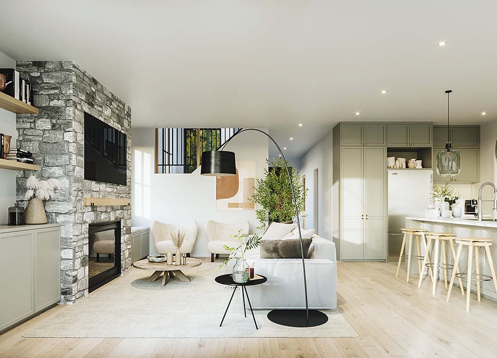 Plan with 2150 Sq. Ft., 3 Bedrooms, 2 Bathrooms, 1 Car Garage Picture 10