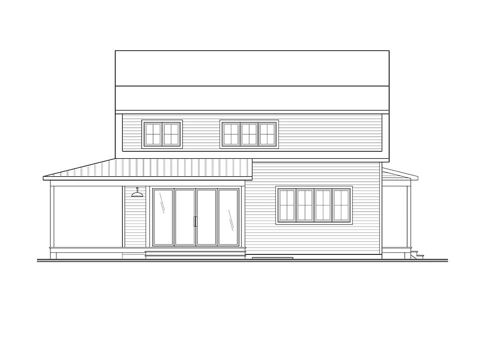 Cape Cod, Country, Farmhouse, Traditional Plan with 2826 Sq. Ft., 5 Bedrooms, 3 Bathrooms Picture 3