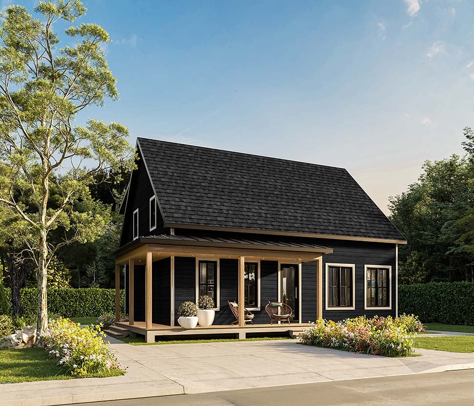 Cape Cod, Country, Farmhouse, Traditional Plan with 2826 Sq. Ft., 5 Bedrooms, 3 Bathrooms Picture 4