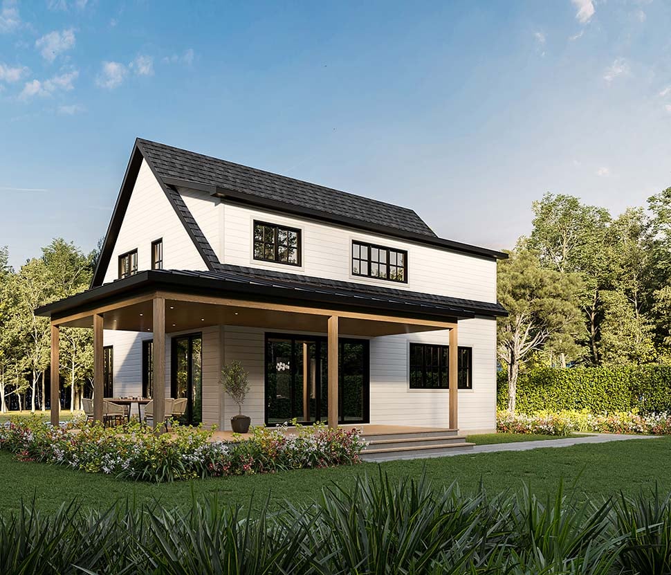 Cape Cod, Country, Farmhouse, Traditional Plan with 2826 Sq. Ft., 5 Bedrooms, 3 Bathrooms Picture 7