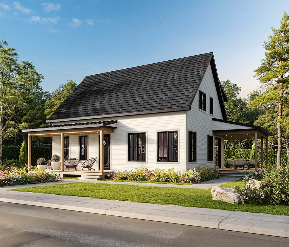 Cape Cod, Country, Farmhouse, Traditional Plan with 2826 Sq. Ft., 5 Bedrooms, 3 Bathrooms Picture 8