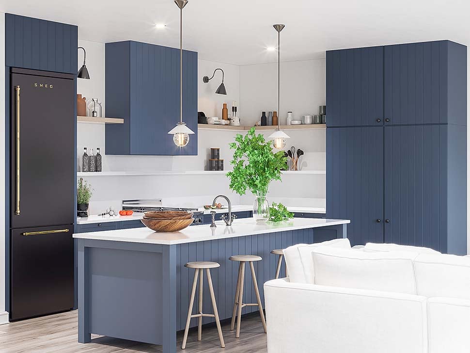 Bungalow, Contemporary, Modern Plan with 1555 Sq. Ft., 2 Bedrooms, 1 Bathrooms, 1 Car Garage Picture 11