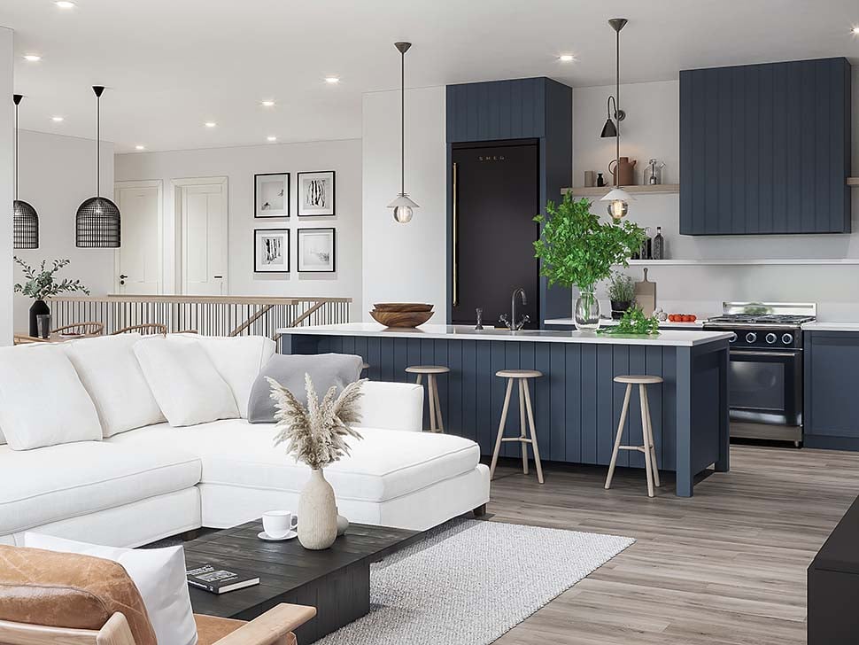 Bungalow, Contemporary, Modern Plan with 1555 Sq. Ft., 2 Bedrooms, 1 Bathrooms, 1 Car Garage Picture 8