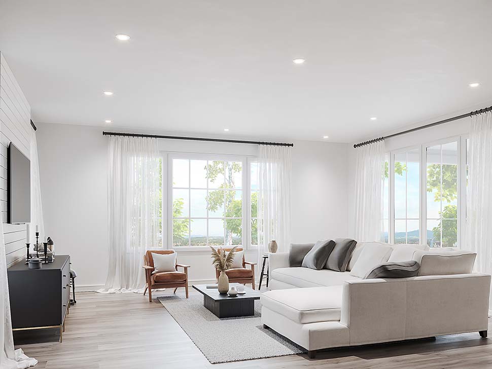 Bungalow, Contemporary, Modern Plan with 1555 Sq. Ft., 2 Bedrooms, 1 Bathrooms, 1 Car Garage Picture 9