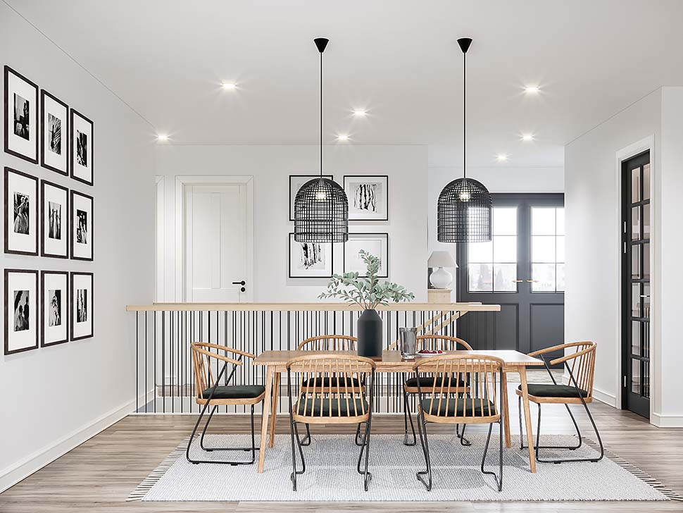 Bungalow, Contemporary, Modern Plan with 1555 Sq. Ft., 2 Bedrooms, 1 Bathrooms, 1 Car Garage Picture 10