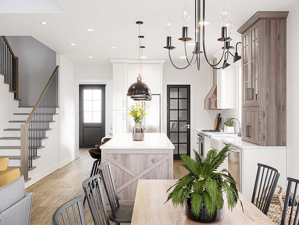 Country, Farmhouse, Traditional Plan with 2178 Sq. Ft., 3 Bedrooms, 3 Bathrooms, 2 Car Garage Picture 9