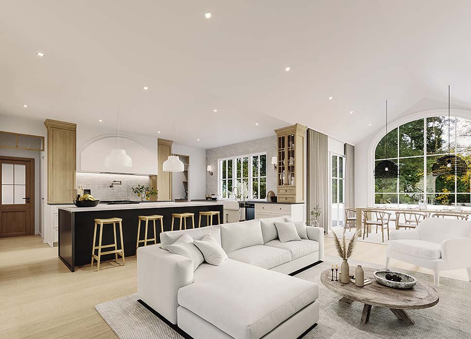 Craftsman, Farmhouse, French Country, Ranch Plan with 2660 Sq. Ft., 3 Bedrooms, 3 Bathrooms, 1 Car Garage Picture 11