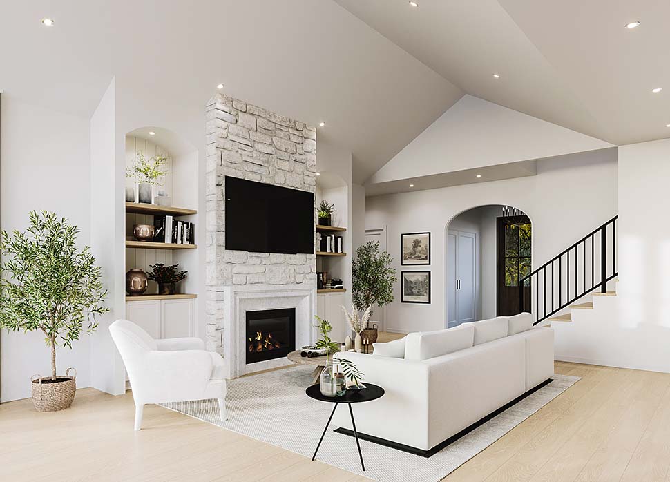 Craftsman, Farmhouse, French Country, Ranch Plan with 2660 Sq. Ft., 3 Bedrooms, 3 Bathrooms, 1 Car Garage Picture 12