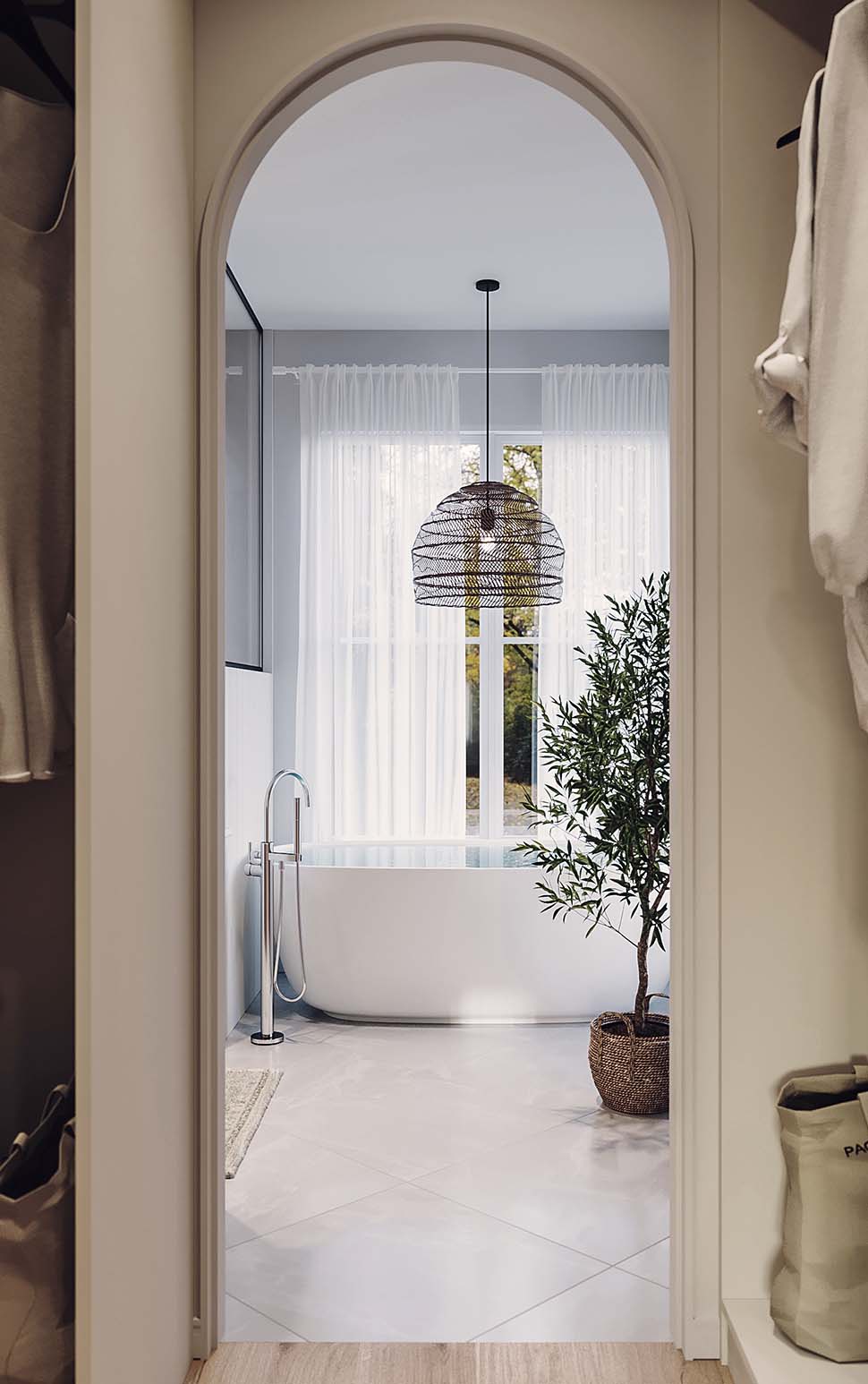 Craftsman, Farmhouse, French Country, Ranch Plan with 2660 Sq. Ft., 3 Bedrooms, 3 Bathrooms, 1 Car Garage Picture 19