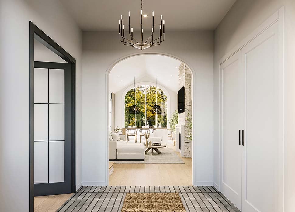 Craftsman, Farmhouse, French Country, Ranch Plan with 2660 Sq. Ft., 3 Bedrooms, 3 Bathrooms, 1 Car Garage Picture 7