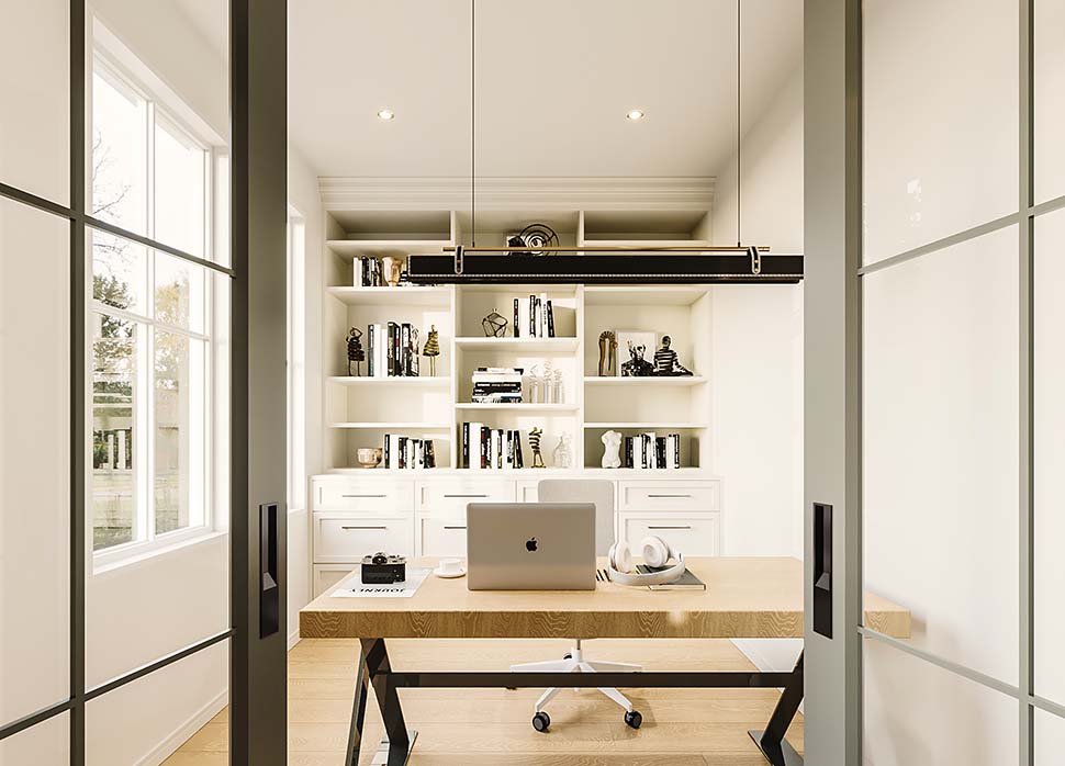 Craftsman, Farmhouse, French Country, Ranch Plan with 2660 Sq. Ft., 3 Bedrooms, 3 Bathrooms, 1 Car Garage Picture 9