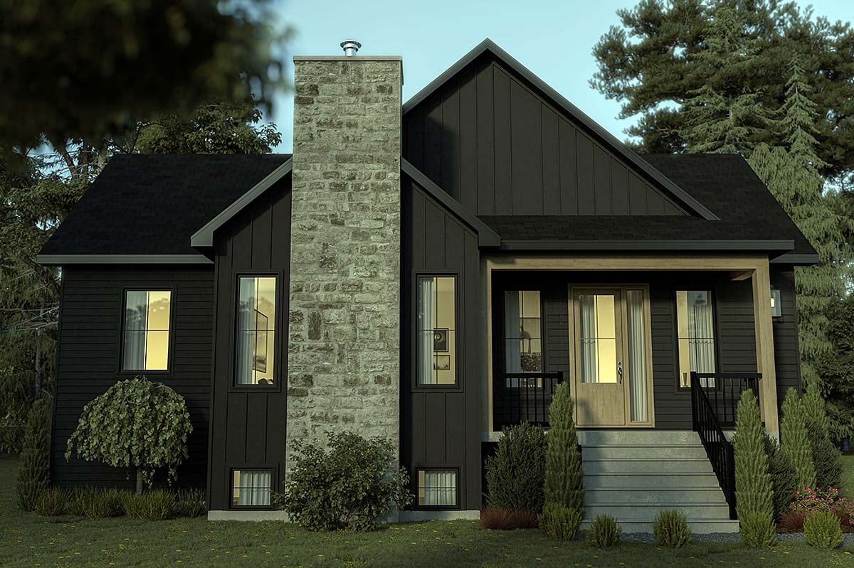 Country, Farmhouse, Ranch Plan with 2400 Sq. Ft., 3 Bedrooms, 2 Bathrooms Elevation