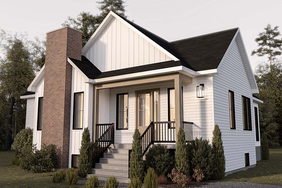 Country, Farmhouse, Ranch Plan with 2400 Sq. Ft., 3 Bedrooms, 2 Bathrooms Picture 4