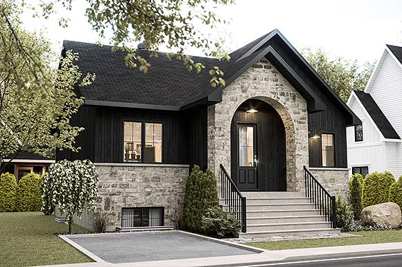 Cottage, European, Traditional House Plan 81875 with 4 Beds, 2 Baths Elevation