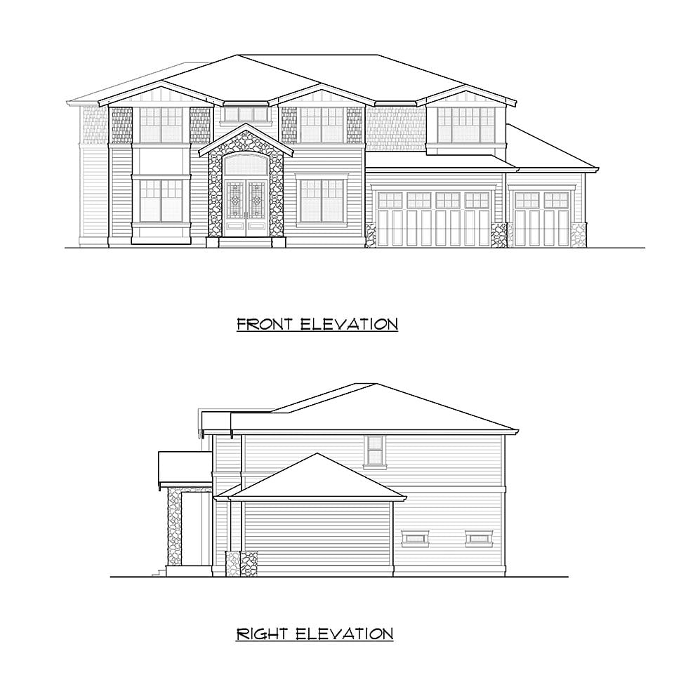 Contemporary Plan with 3620 Sq. Ft., 6 Bedrooms, 4 Bathrooms, 3 Car Garage Picture 18
