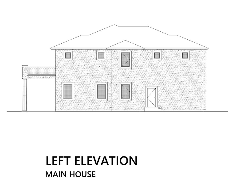 Mediterranean Plan with 4206 Sq. Ft., 4 Bedrooms, 5 Bathrooms Picture 8