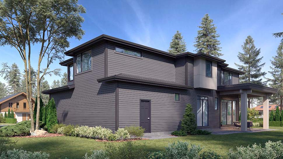 Contemporary, European Plan with 3794 Sq. Ft., 5 Bedrooms, 5 Bathrooms, 3 Car Garage Picture 3