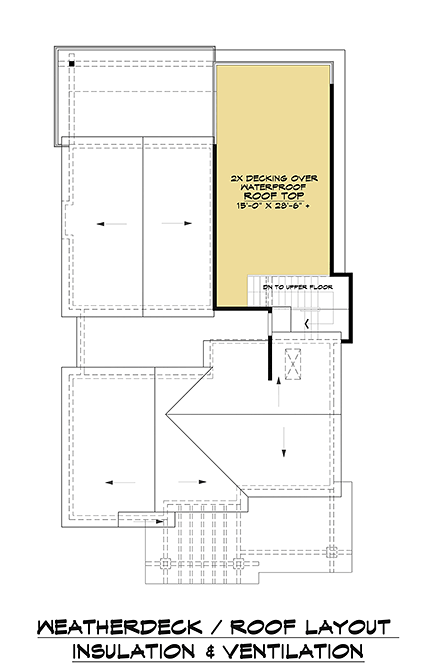 Modern House Plan 81981 with 5 Beds, 5 Baths, 2 Car Garage Third Level Plan