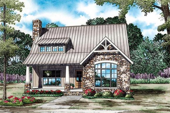 House Plan 82086 with 3 Beds, 2 Baths Elevation
