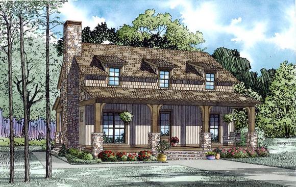Country, Farmhouse, Southern, Traditional House Plan 82169 with 3 Beds, 3 Baths Elevation