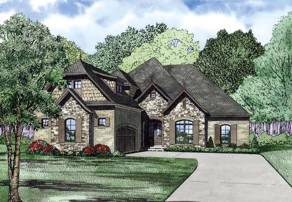 House Plan 82233 with 3 Beds, 2 Baths, 2 Car Garage Elevation