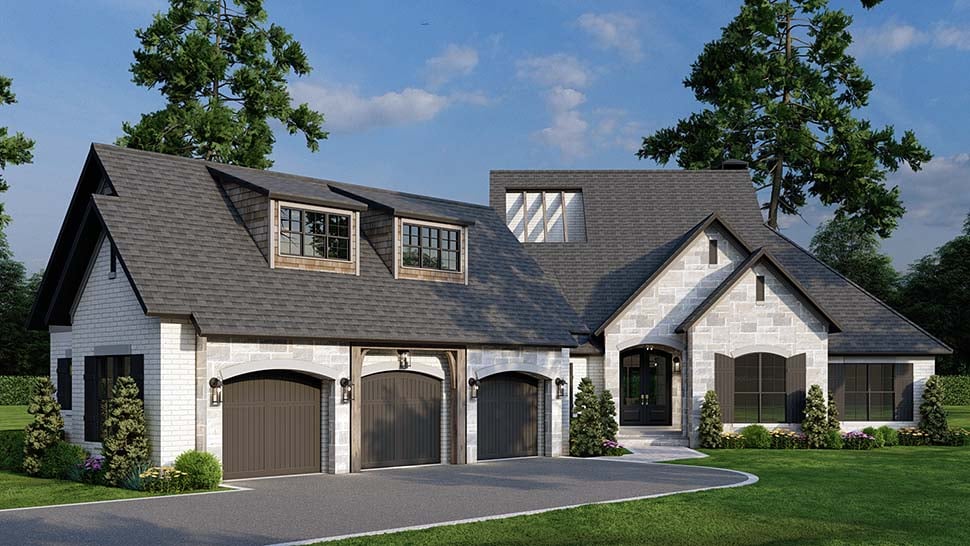 European Plan with 2716 Sq. Ft., 4 Bedrooms, 4 Bathrooms, 3 Car Garage Picture 5