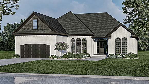 House Plan 82278 with 3 Beds, 2 Baths, 2 Car Garage Elevation