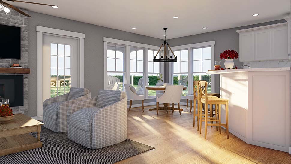 Plan with 2457 Sq. Ft., 3 Bedrooms, 3 Bathrooms, 2 Car Garage Picture 13