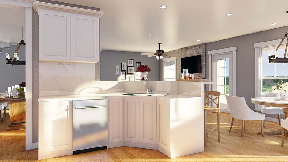 Plan with 2457 Sq. Ft., 3 Bedrooms, 3 Bathrooms, 2 Car Garage Picture 18