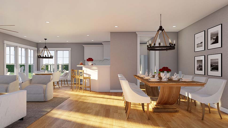 Plan with 2457 Sq. Ft., 3 Bedrooms, 3 Bathrooms, 2 Car Garage Picture 9