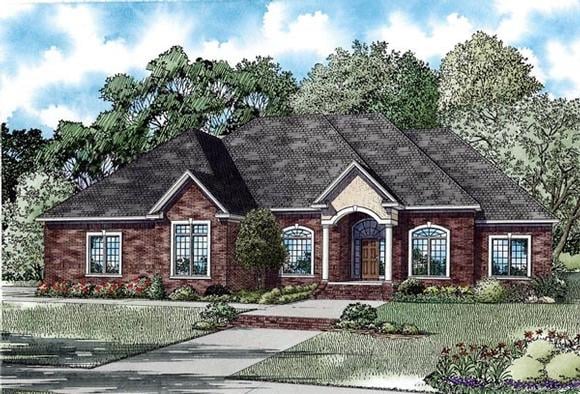 House Plan 82294 with 4 Beds, 5 Baths, 3 Car Garage Elevation