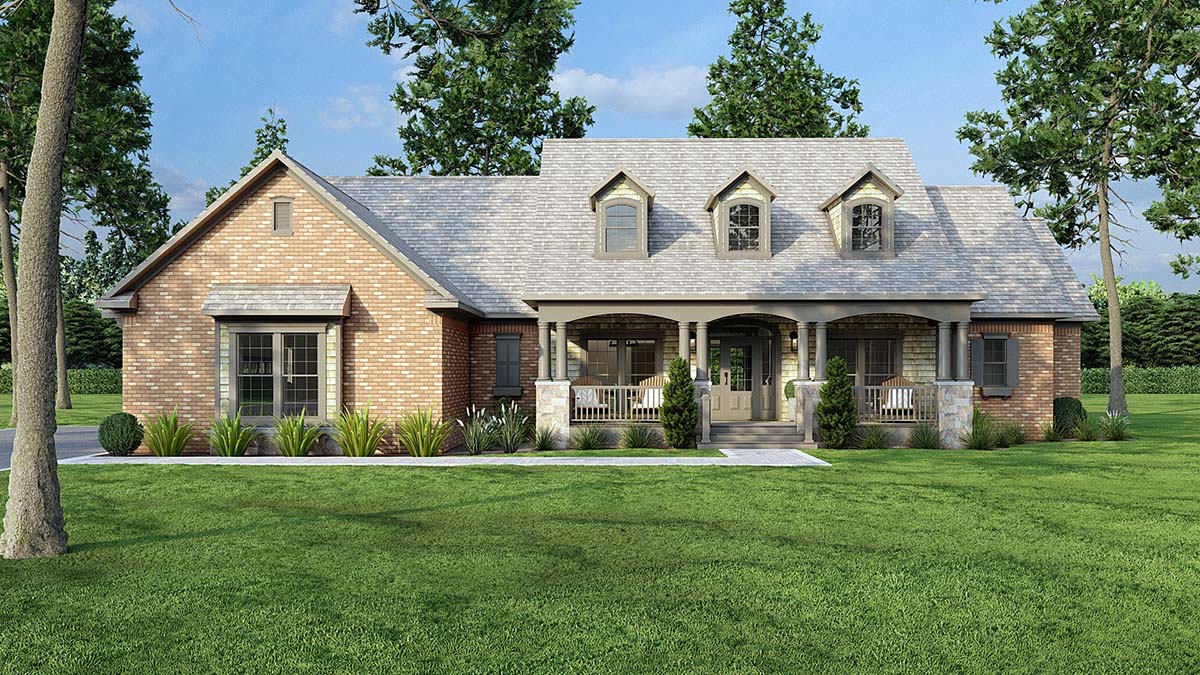 House Plan 82373 - Traditional Style with 2328 Sq Ft, 3 Bed, 2 Ba