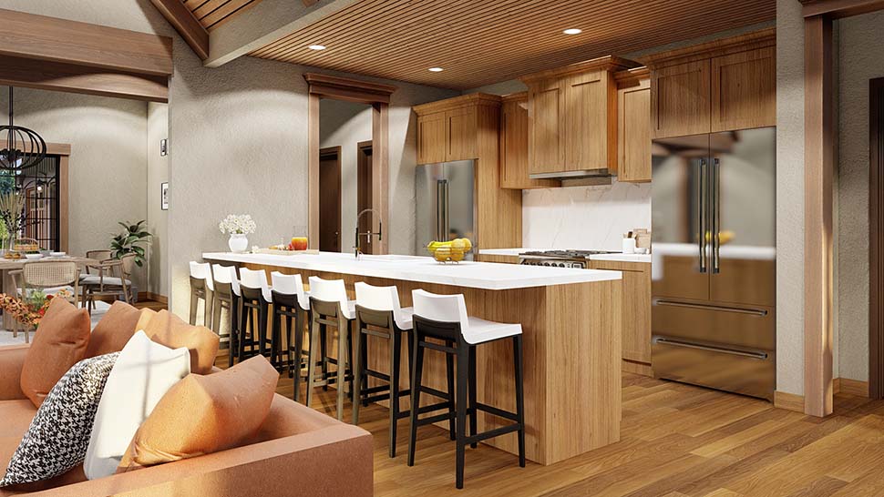 Bungalow, Craftsman Plan with 3447 Sq. Ft., 4 Bedrooms, 4 Bathrooms, 2 Car Garage Picture 13