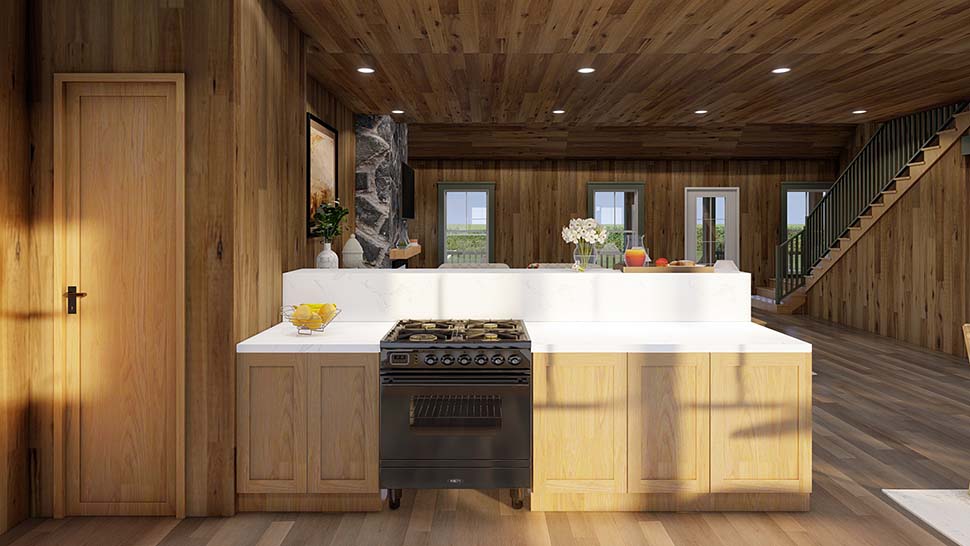 Cottage, Country, Southern Plan with 1903 Sq. Ft., 3 Bedrooms, 2 Bathrooms, 2 Car Garage Picture 15