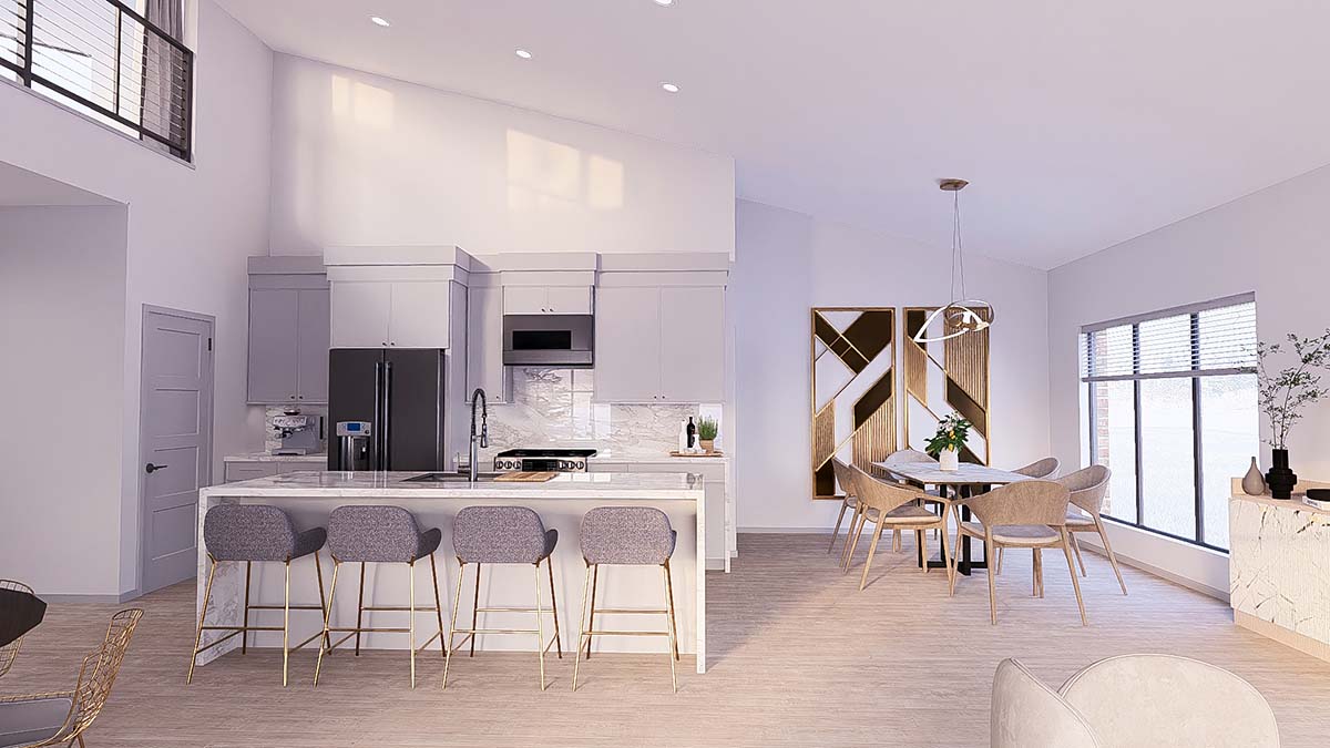 Contemporary, Modern Plan with 2470 Sq. Ft., 3 Bedrooms, 2 Bathrooms, 2 Car Garage Picture 11