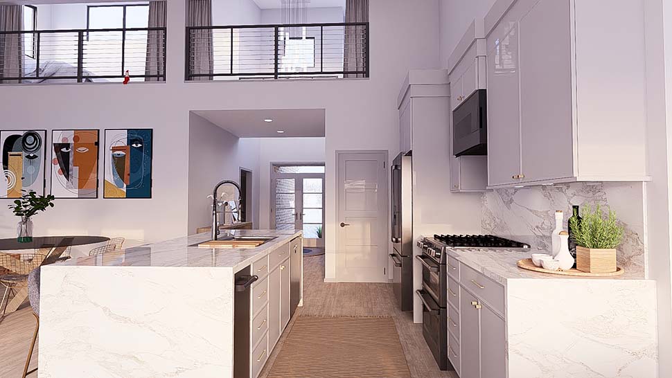 Contemporary, Modern Plan with 2470 Sq. Ft., 3 Bedrooms, 2 Bathrooms, 2 Car Garage Picture 8