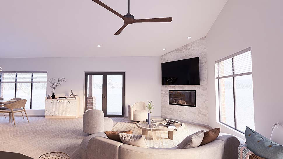 Contemporary, Modern Plan with 2470 Sq. Ft., 3 Bedrooms, 2 Bathrooms, 2 Car Garage Picture 9