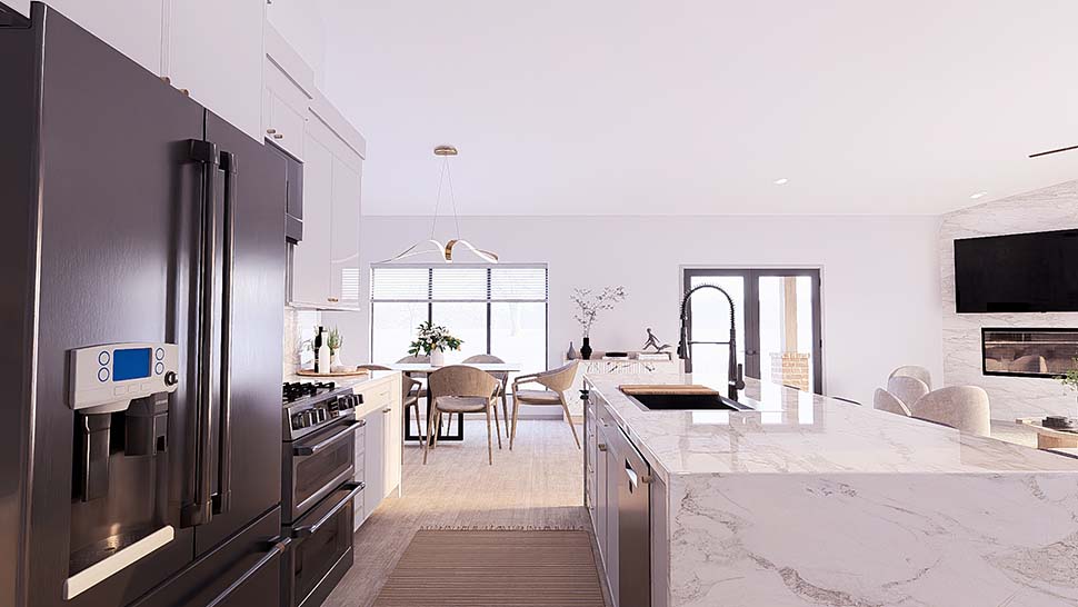 Contemporary, Modern Plan with 2470 Sq. Ft., 3 Bedrooms, 2 Bathrooms, 2 Car Garage Picture 10