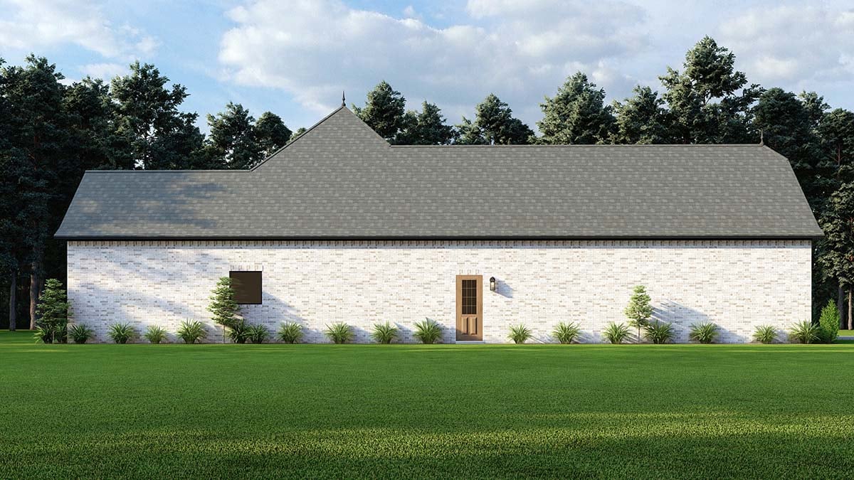 Country, European, French Country Plan with 2849 Sq. Ft., 4 Bedrooms, 4 Bathrooms, 3 Car Garage Picture 3