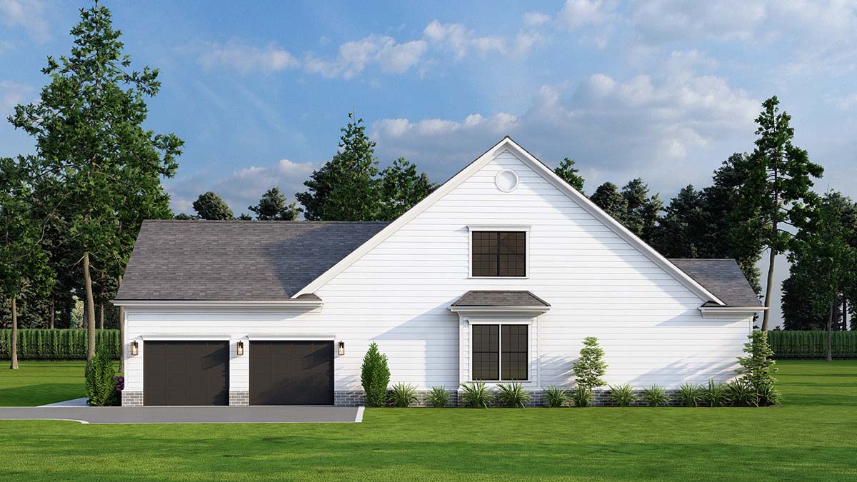 Colonial, Country, Southern Plan with 2148 Sq. Ft., 4 Bedrooms, 3 Bathrooms, 2 Car Garage Picture 2