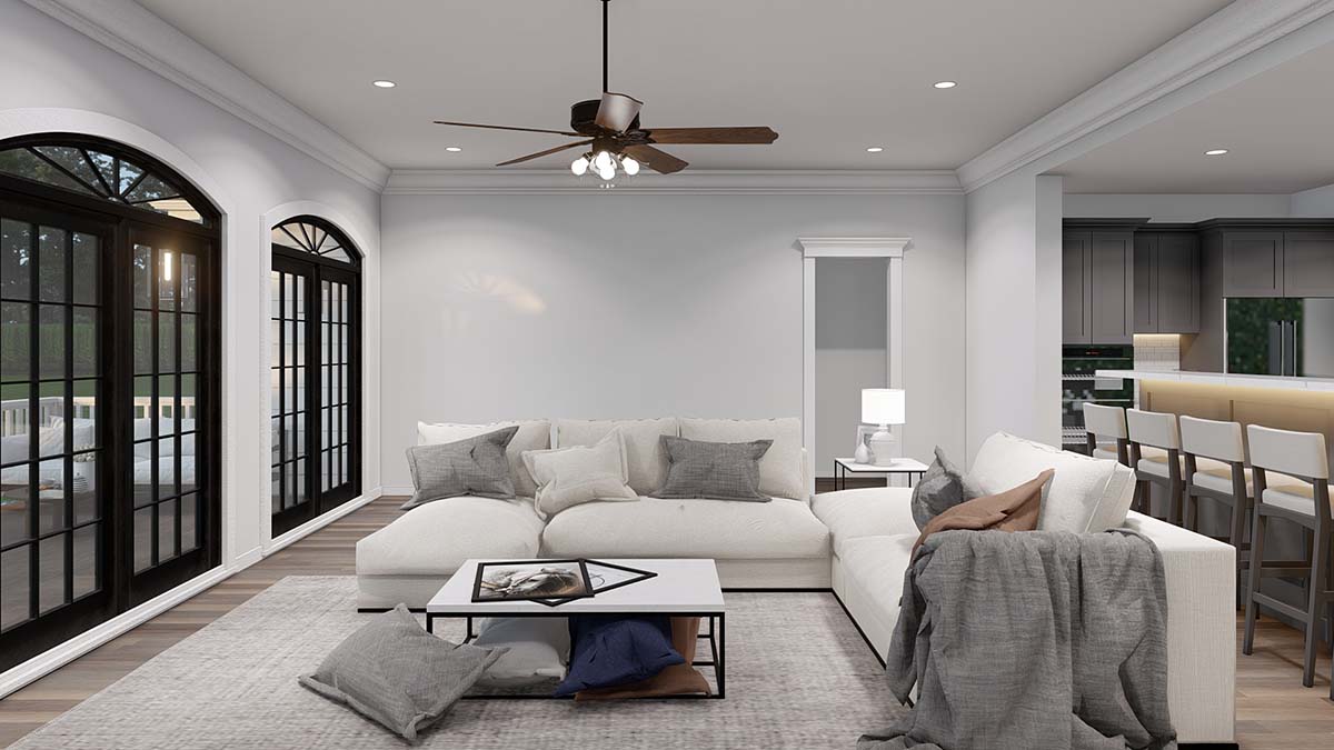 Colonial, Country, Southern Plan with 2148 Sq. Ft., 4 Bedrooms, 3 Bathrooms, 2 Car Garage Picture 11