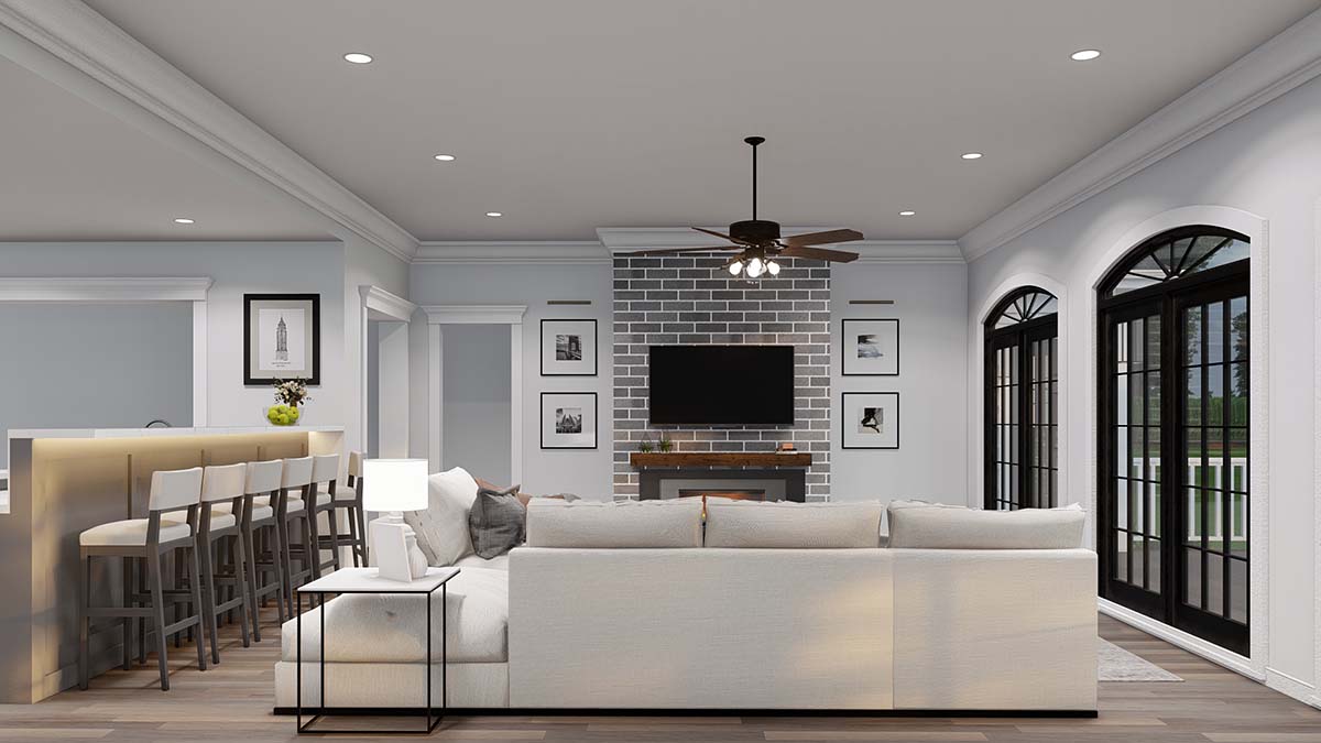 Colonial, Country, Southern Plan with 2148 Sq. Ft., 4 Bedrooms, 3 Bathrooms, 2 Car Garage Picture 12