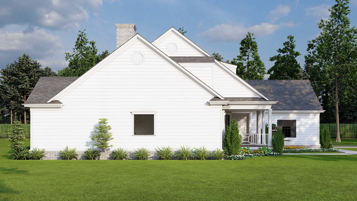 Colonial, Country, Southern Plan with 2148 Sq. Ft., 4 Bedrooms, 3 Bathrooms, 2 Car Garage Picture 3