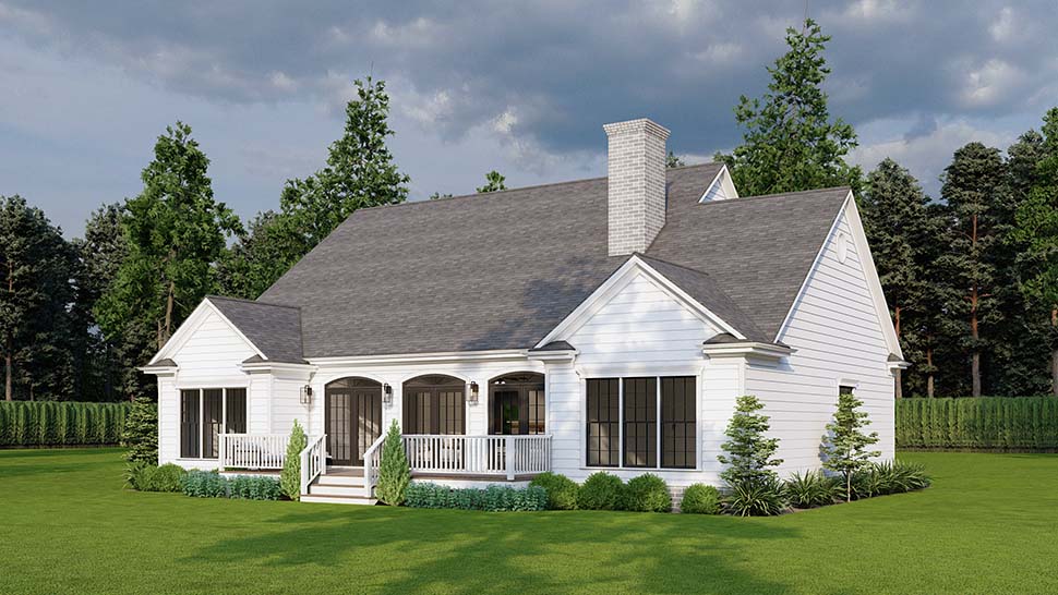 Colonial, Country, Southern Plan with 2148 Sq. Ft., 4 Bedrooms, 3 Bathrooms, 2 Car Garage Picture 7